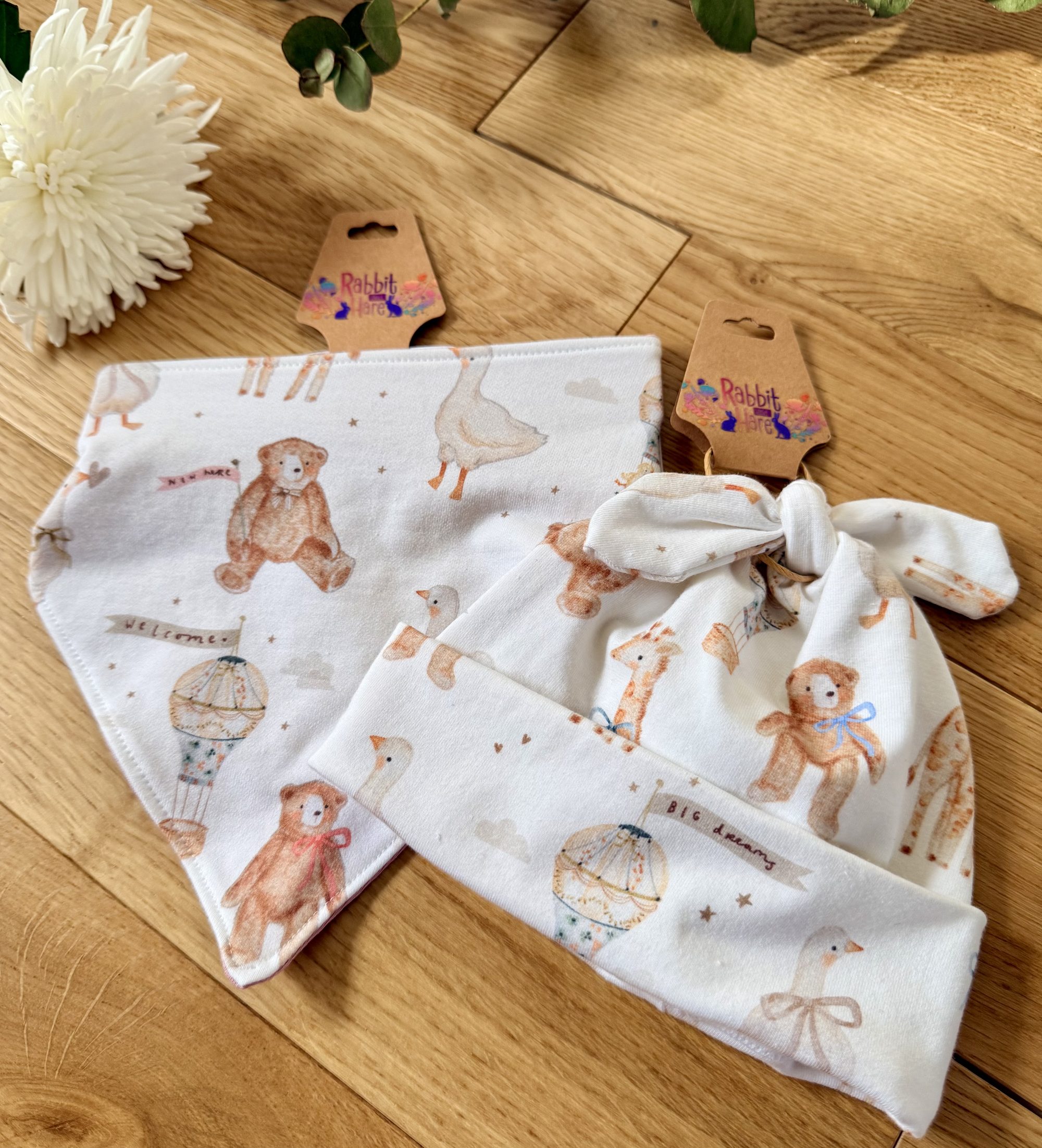 Rabbit & Hare Big Dreams Collection Carousel - View 4 - Organic baby clothing UK