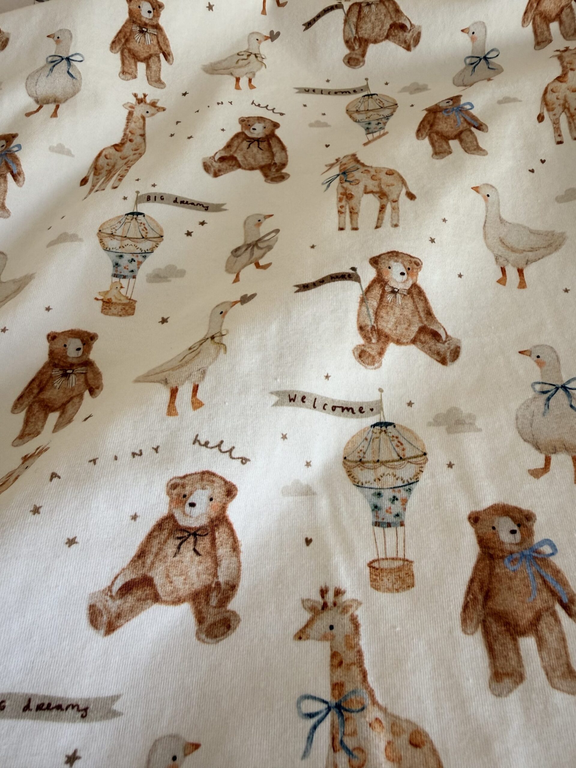 Rabbit & Hare Big Dreams Collection in Sky Blue - Gentle organic baby clothing UK