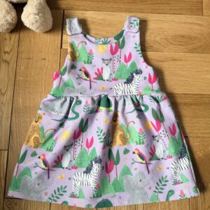 Rabbit & Hare Jungle Collection Pinafore Dress - Organic baby clothing UK