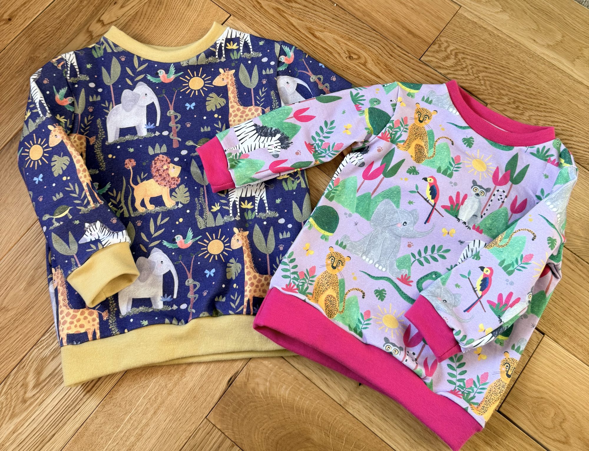 Rabbit & Hare Jungle Collection Sweater - View 3 - Organic baby clothing UK