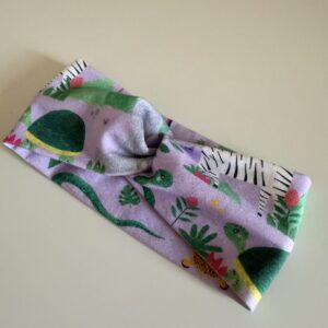 Rabbit & Hare Jungle Collection Twist Headband - Organic baby clothing UK