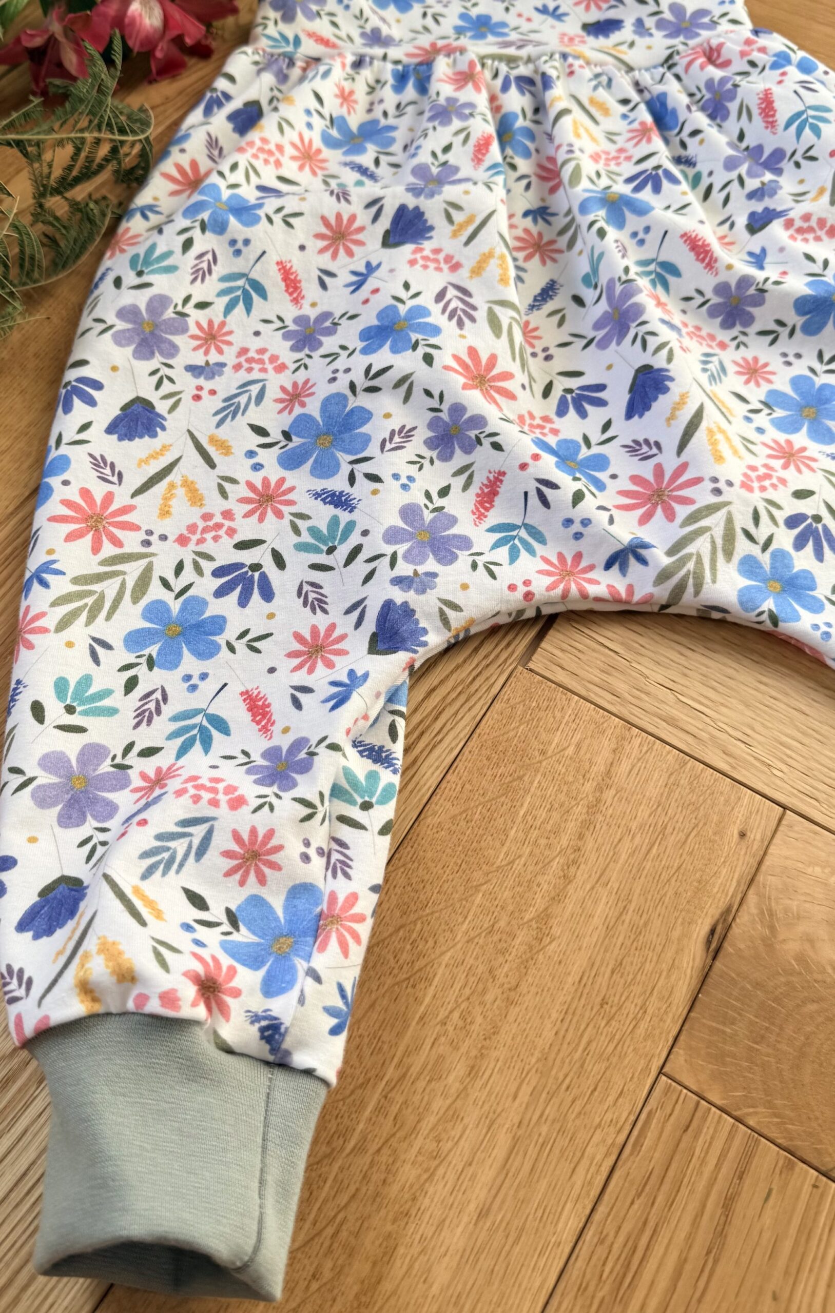 Rabbit & Hare Meadow Collection Tulip Romper - View 3 - Organic baby clothing UK