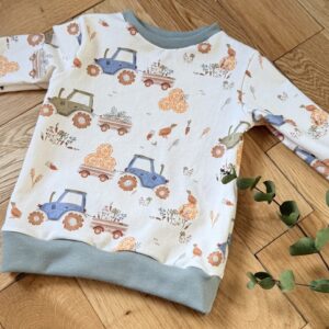 Rabbit & Hare Rolling Harvest Collection Sweater - Organic baby clothing UK